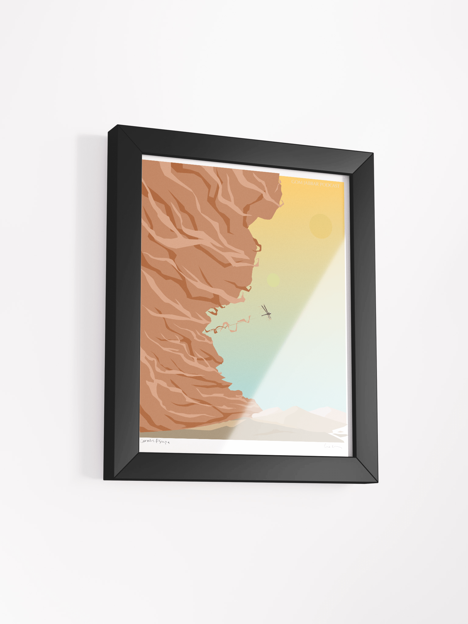 Framed Coriolis Escape Art Print product image (3)