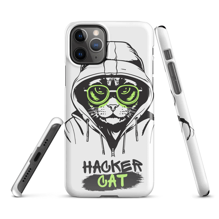 Hacker Cat iPhone® Snap Case product image (2)