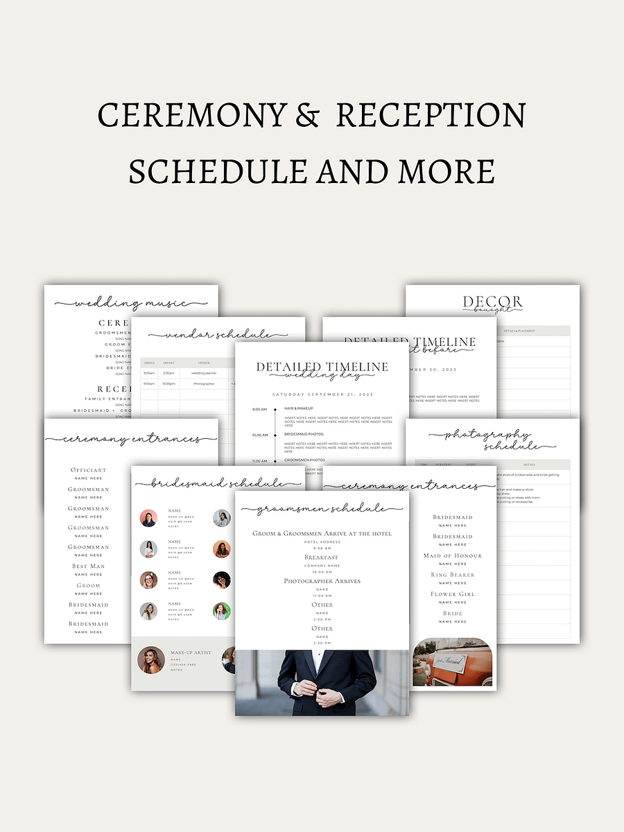 The Ultimate Wedding Day Binder Template product image (3)