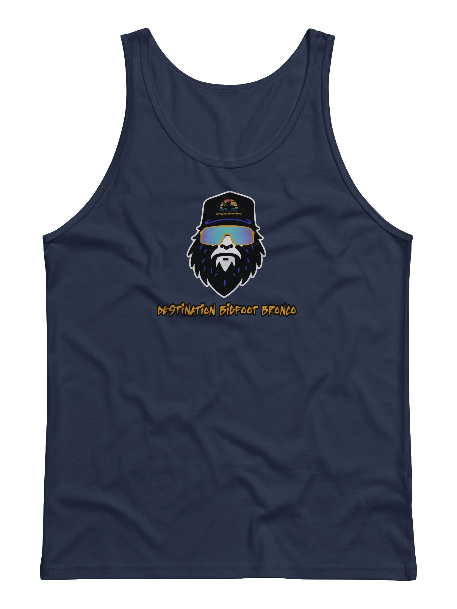 Destination Bigfoot Bronco Synthwave Bella+Canvas Jersey Tank (Multiple Colors Available) product image (2)
