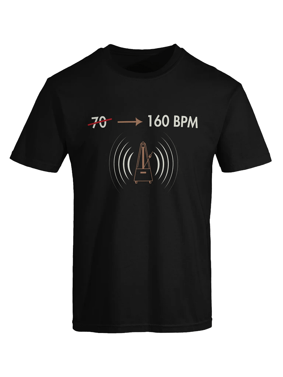 Rhythm Waves Metronome T-Shirt (Beats Per Minute) product image (1)