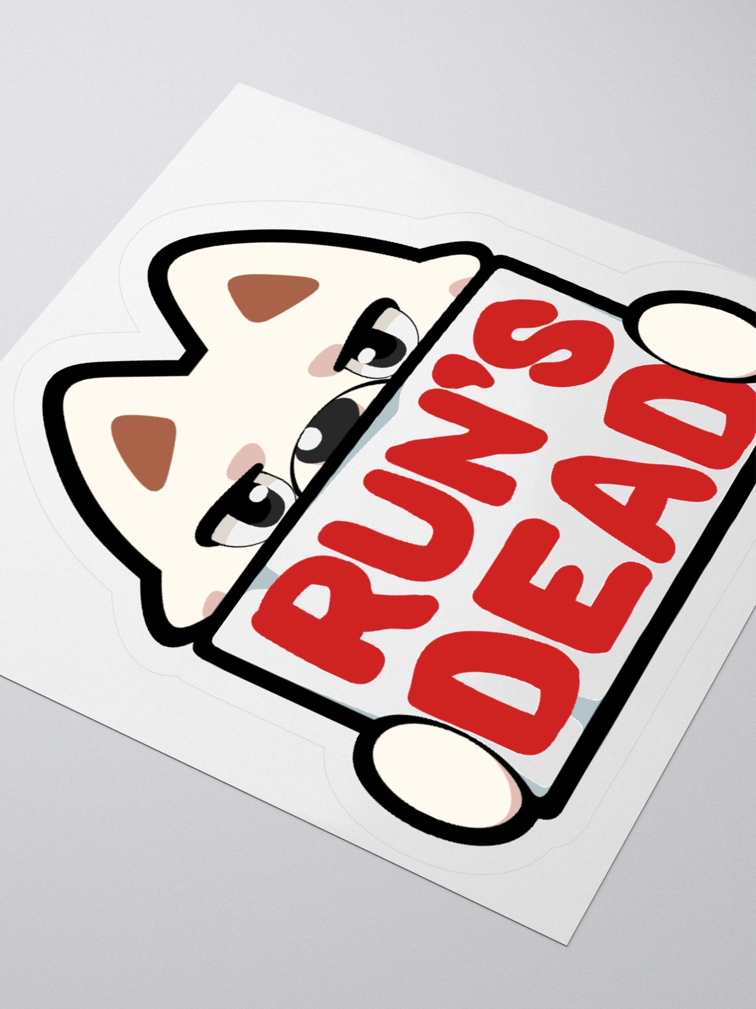 Run's Dead Sticker product image (6)
