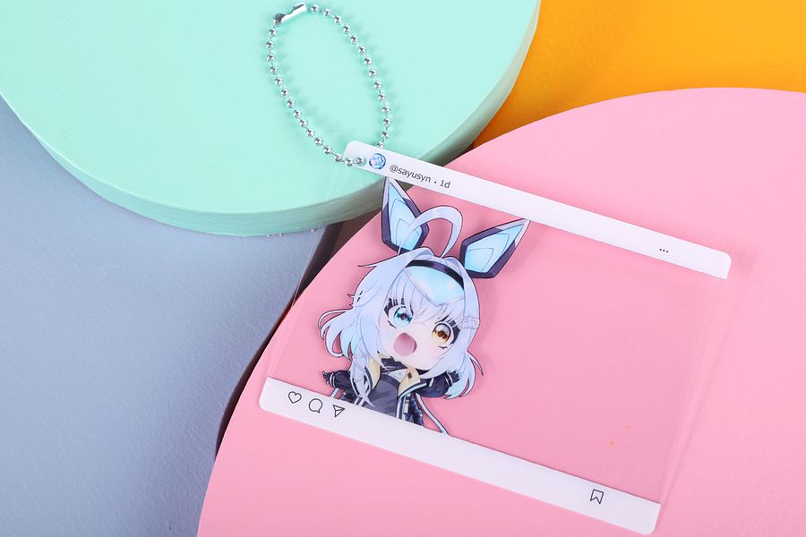 Social Media Stycle PVC Keychain product image (4)