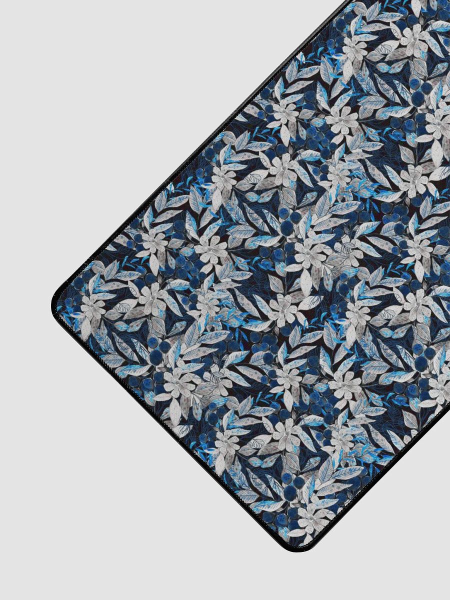 Blue White Garden Desk Mat product image (3)