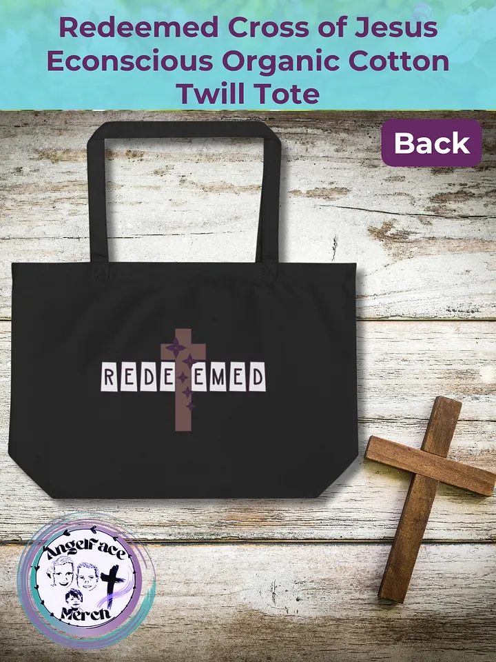 Redeemed Cross of Jesus Econscious Organic Cotton Twill Tote product image (2)