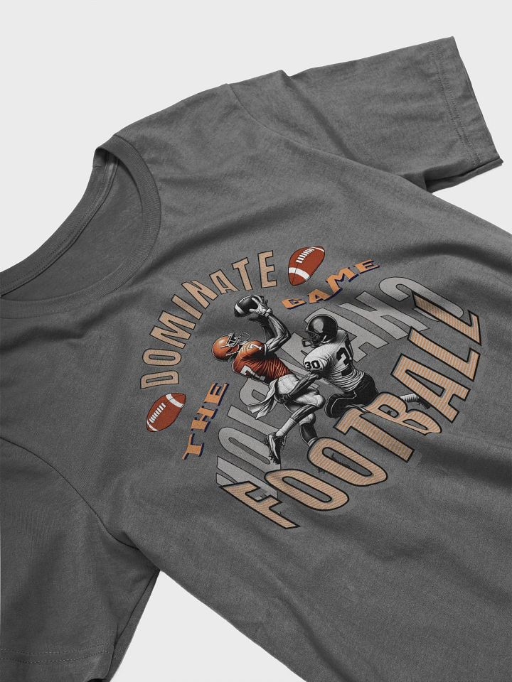 Dominate The Game Football Champion Action T-Shirt product image (2)