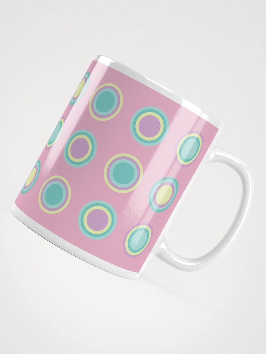 Pink Polkadot Glossy White Mug product image (4)