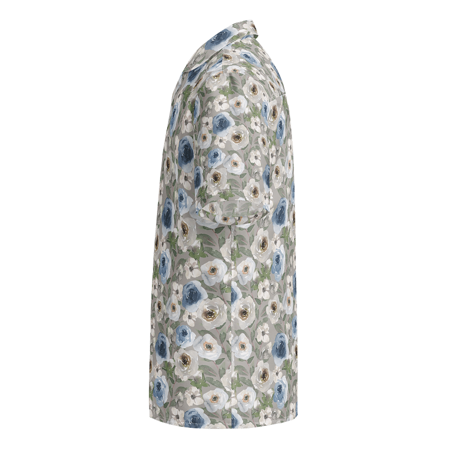 Grey Roses Hawaiian Shirt product image (3)
