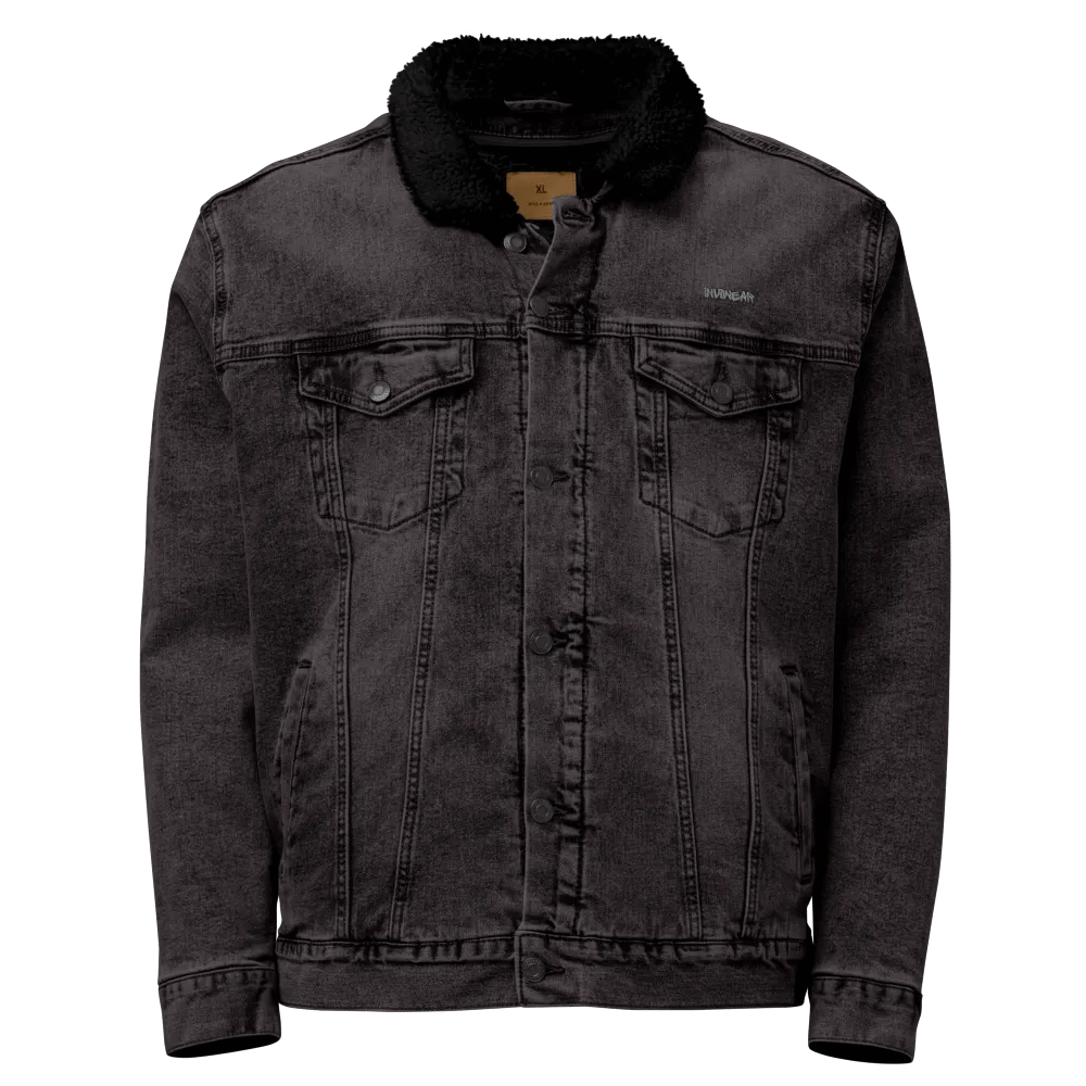 INViNEAR Bold Sherpa Denim Jacket product image (1)