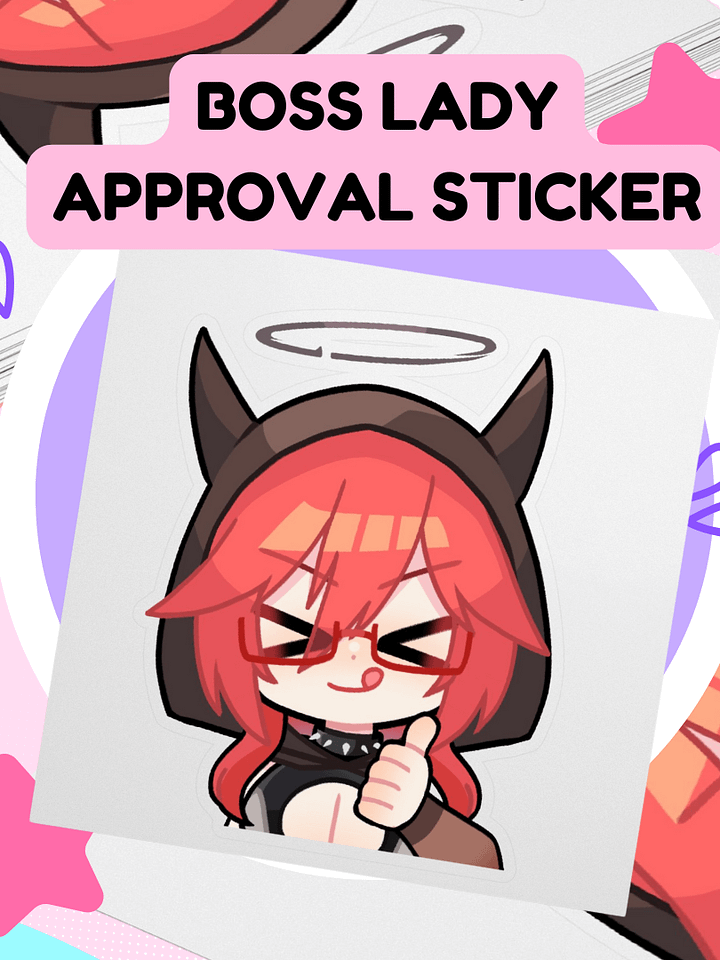 Boss Lady Approval Sticker product image (1)