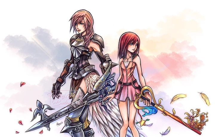 Poster Kairi and Lightning product image (1)