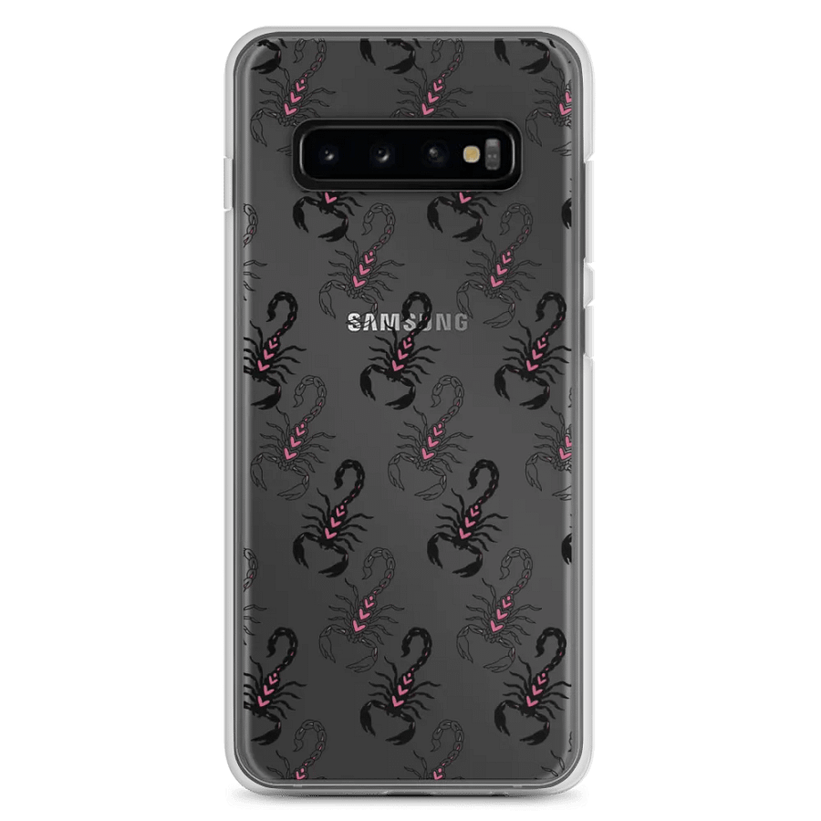 Yin n Yang Heart Tailed Scorpions Clear Phone Case S product image (7)