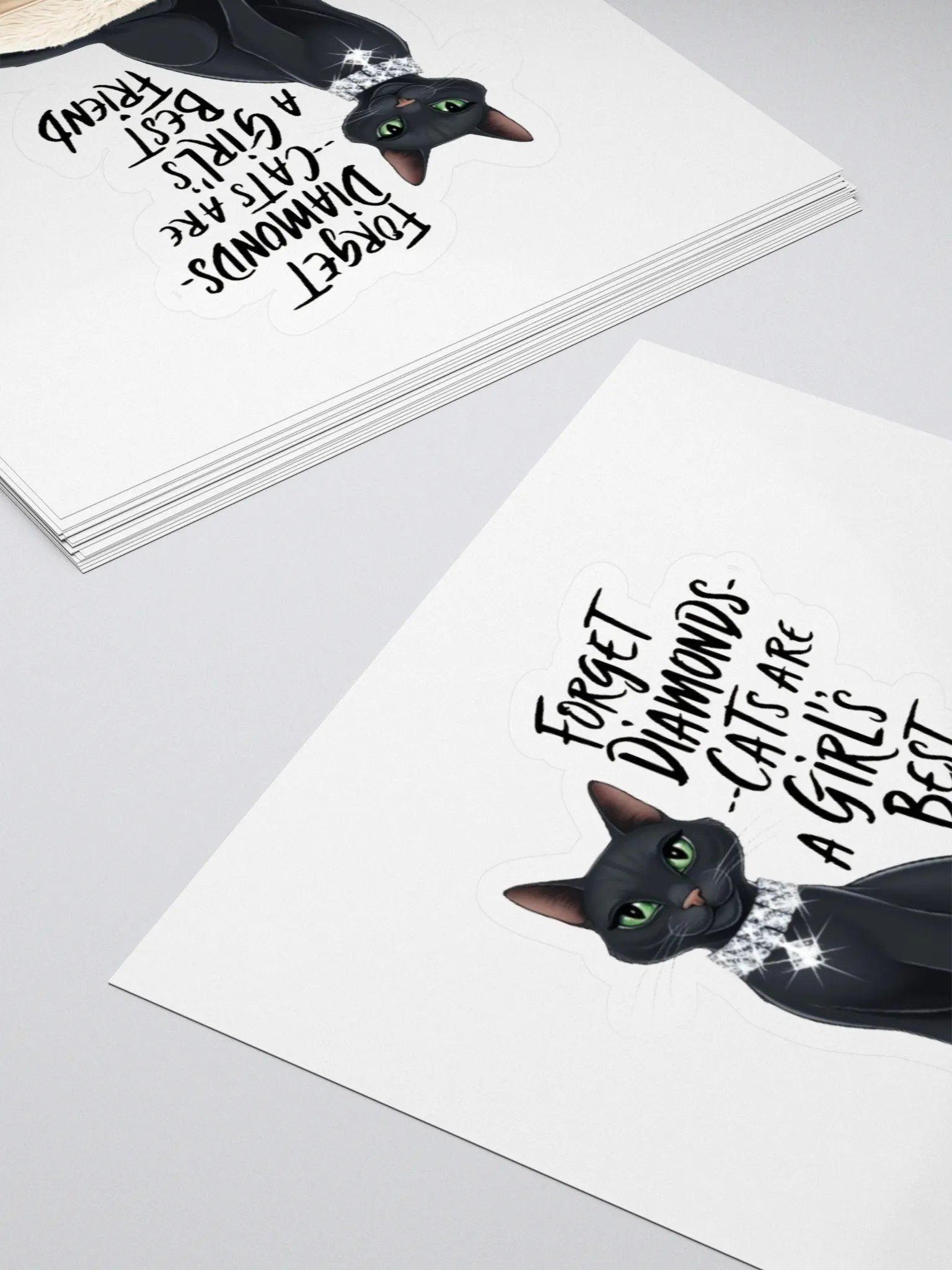 Purr-fectly Sparkling Cat Stickers product image (4)