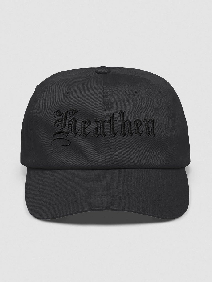 Heathen Dad Hat | Black on Black product image (4)