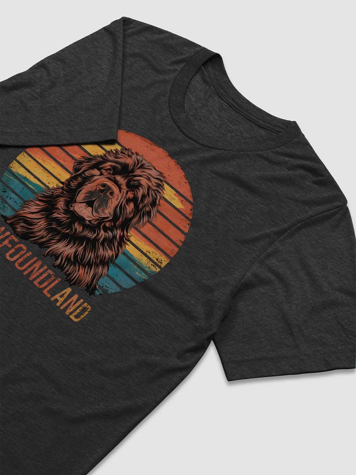 Classic Newfoundland Dog Illustration T-Shirt - Dog Lover’s Dream product image (2)