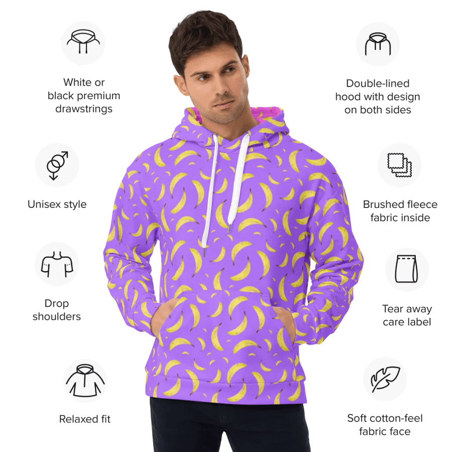 Bananapalooza pullover hoodie product image (4)