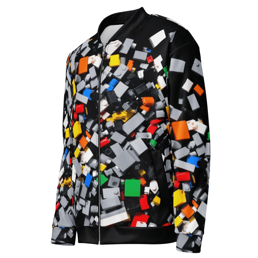 Colorful Chaos: The World of Imagination Bomber Jacket product image (3)