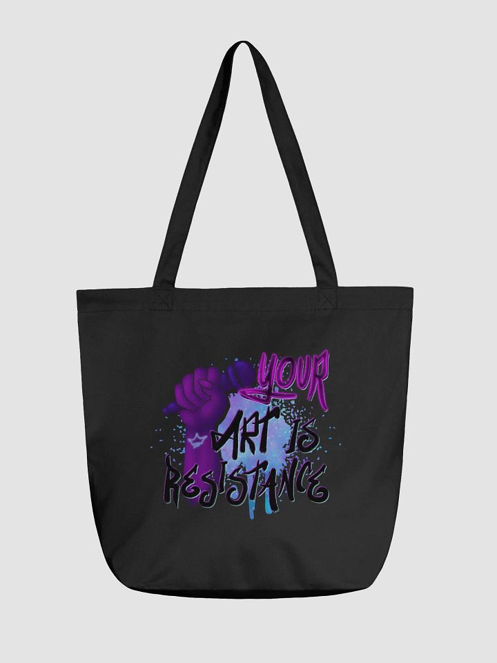 Your Art is Resistance Tote Bag product image (1)