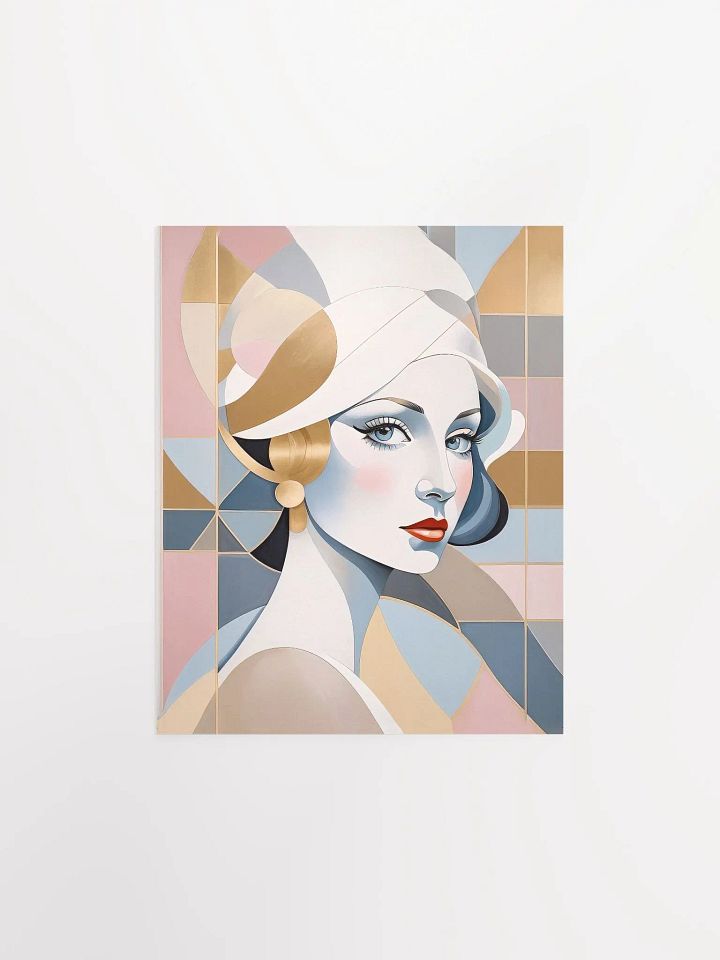 Lady Pastel - Poster - Small and Standard Sizes - 8x10-11x14-12x16-16x20 Inches product image (1)