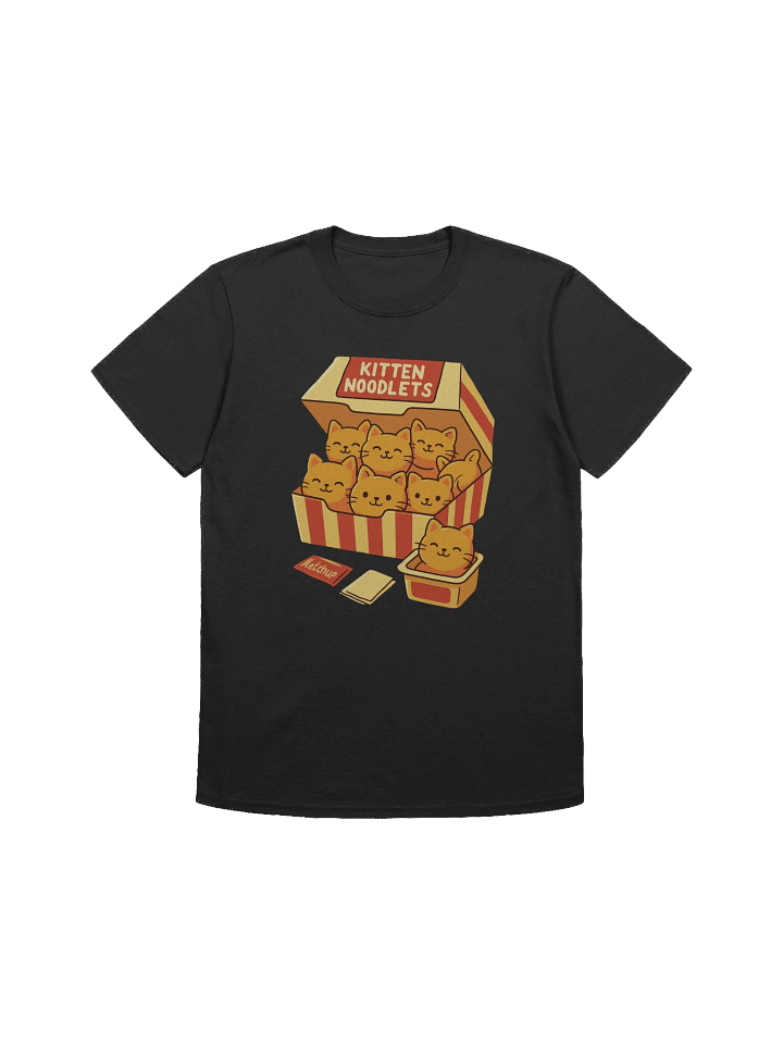 Whimsical Kitten Noodlets T-Shirt product image (1)