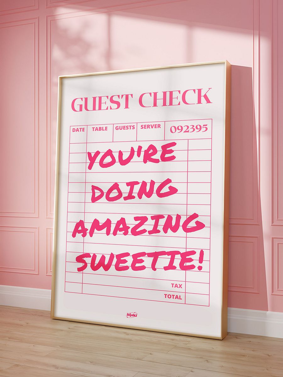 You're Doing Amazing Sweetie Print product image (1)