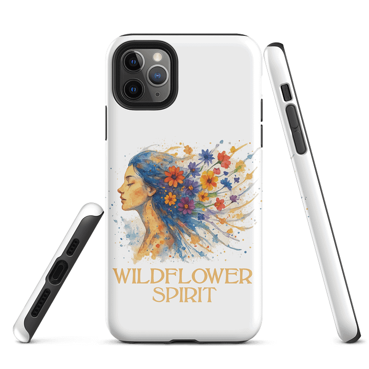 Wildflower Spirit iPhone Case – Boho Floral Naturecore Artistic Phone Cover product image (3)