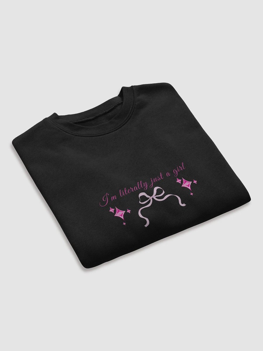I'm Just a Girl Cute Crop Sweatshirt product image (9)
