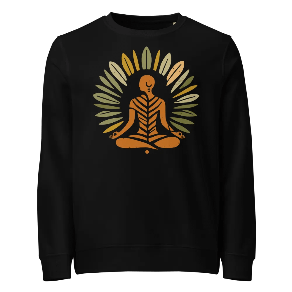 Zen Leaf - Meditative Aura Organic Sweatshirt product image (1)
