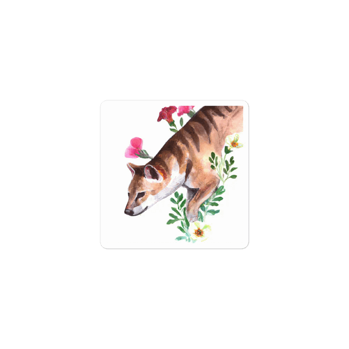 Thylacine Watercolor magnet product image (1)