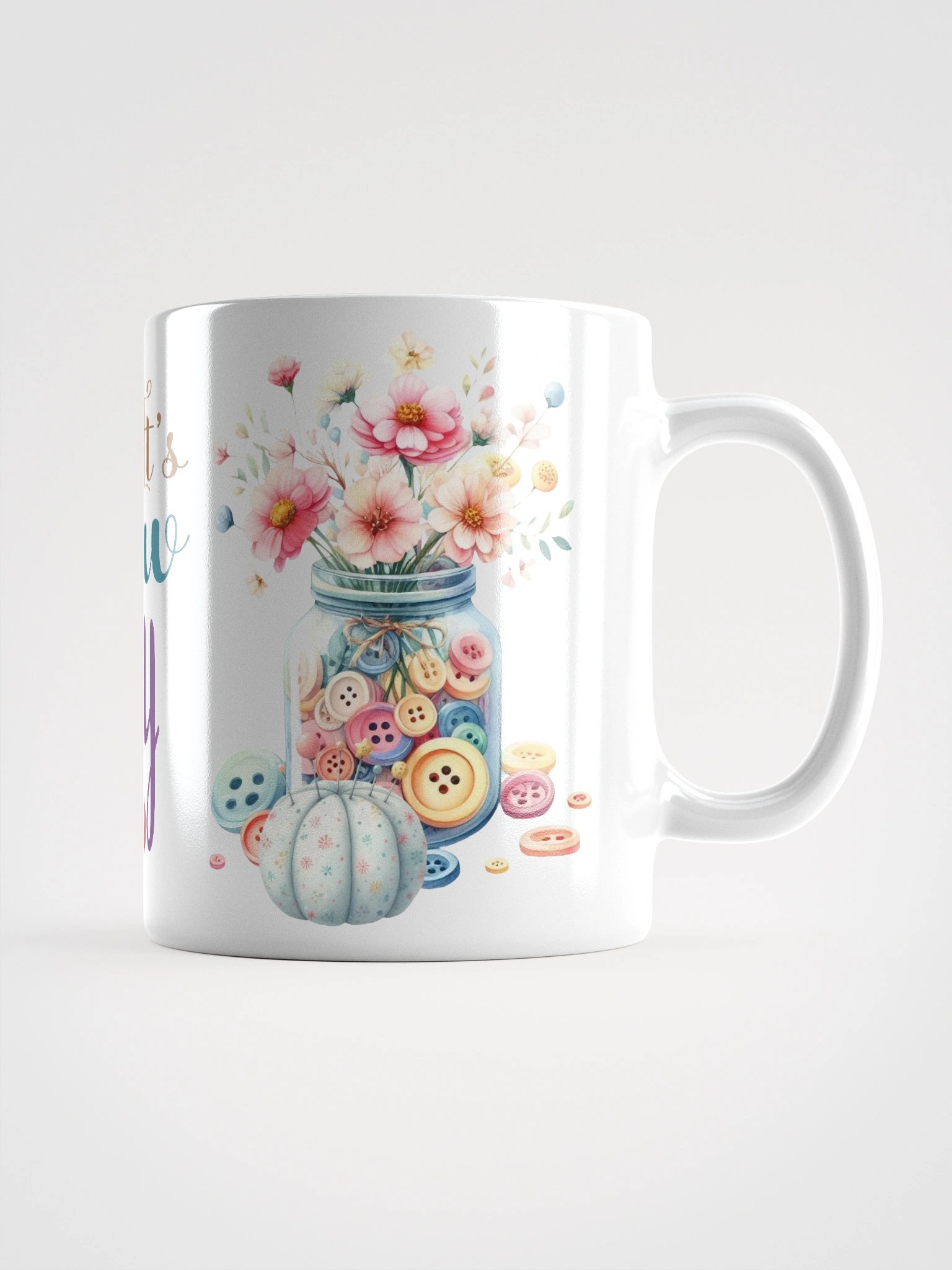 It's Sew Easy Crafty Floral Mug product image (1)