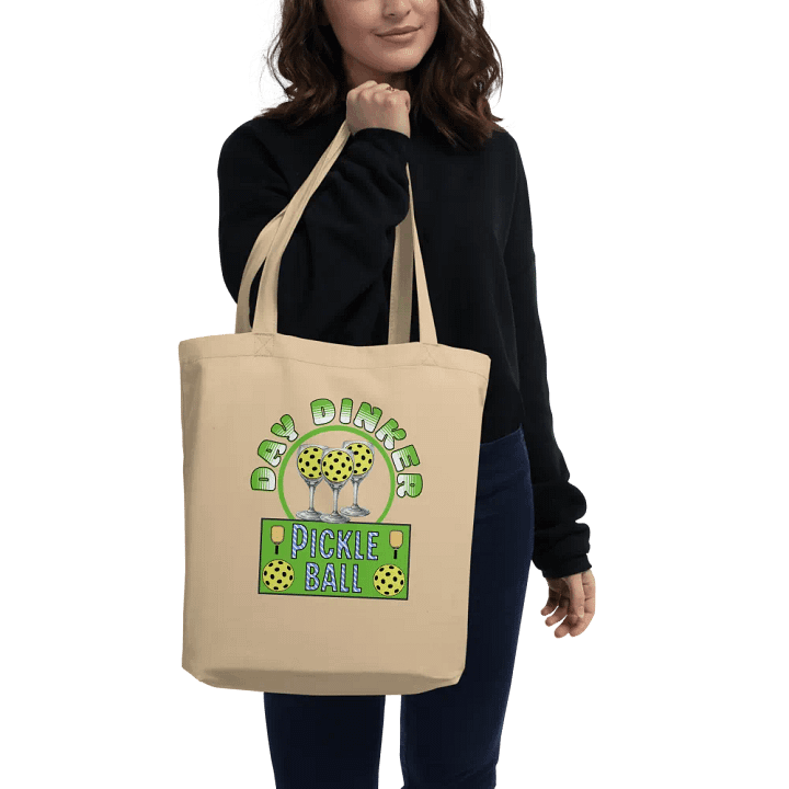 Day Dinker Pickleball Wine Tote Bag product image (2)