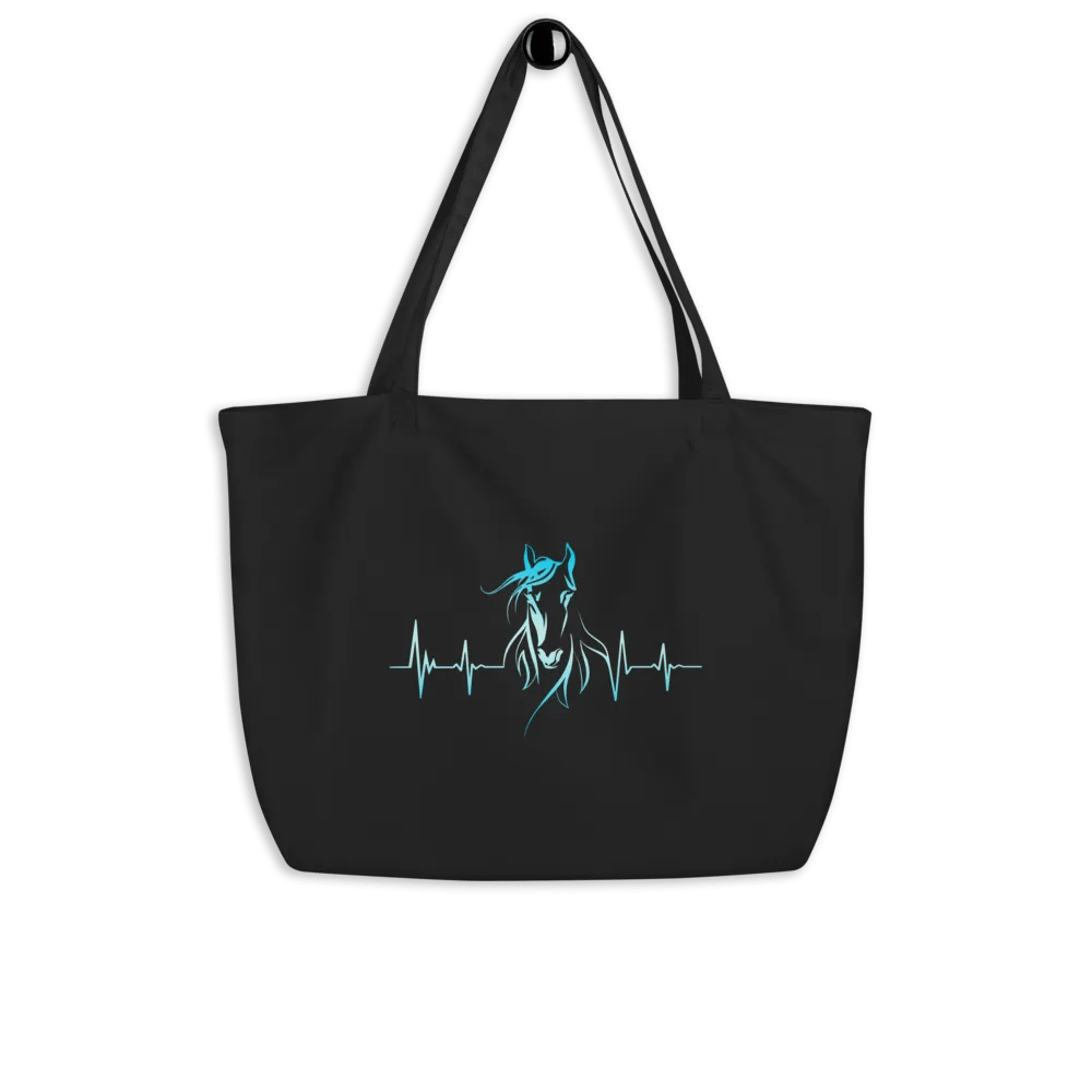 Horse Heartbeat Organic Cotton Tote product image (4)