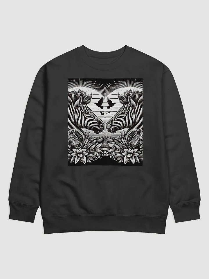 Symmetrical Zebras Premium Sweatshirt product image (1)