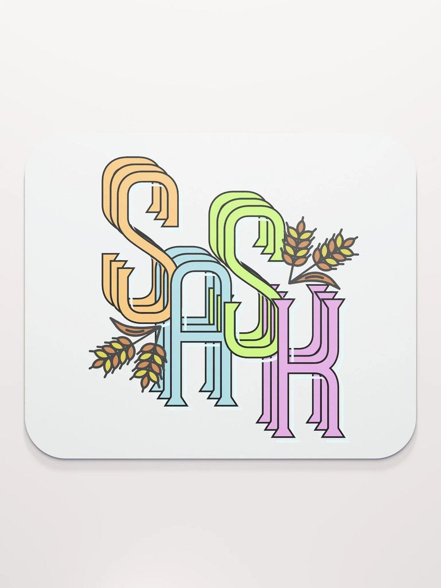 SASK Saskatoon Saskatchewan Nature-Inspired Mouse Pad product image (3)