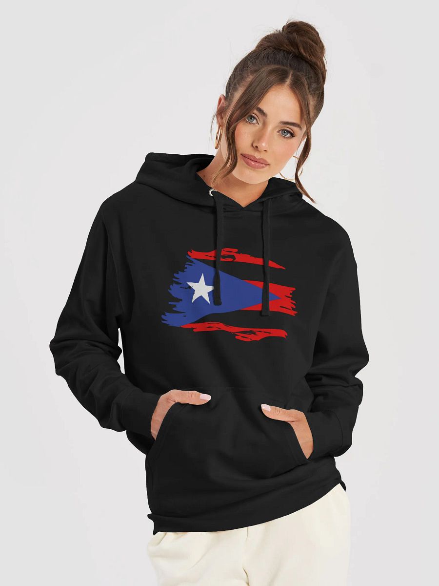 Puerto Rican Flag Textured Hoodie product image (40)
