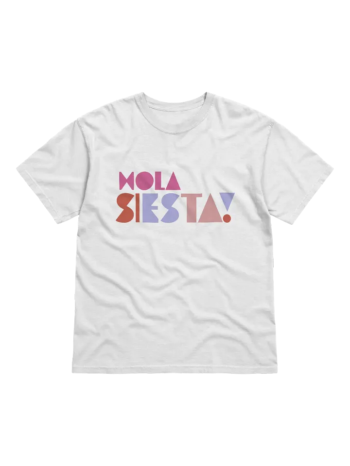 Hola Siesta Heavyweight T-Shirt White product image (1)