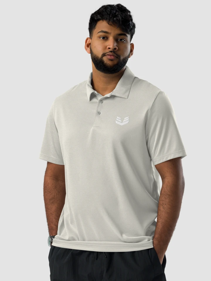 Valkence x adidas Space-Dyed Polo Shirt - Grey One Heather product image (1)