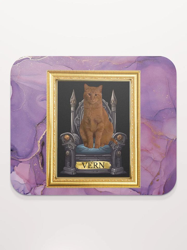 Pink Marble Vern Mousepad product image (1)