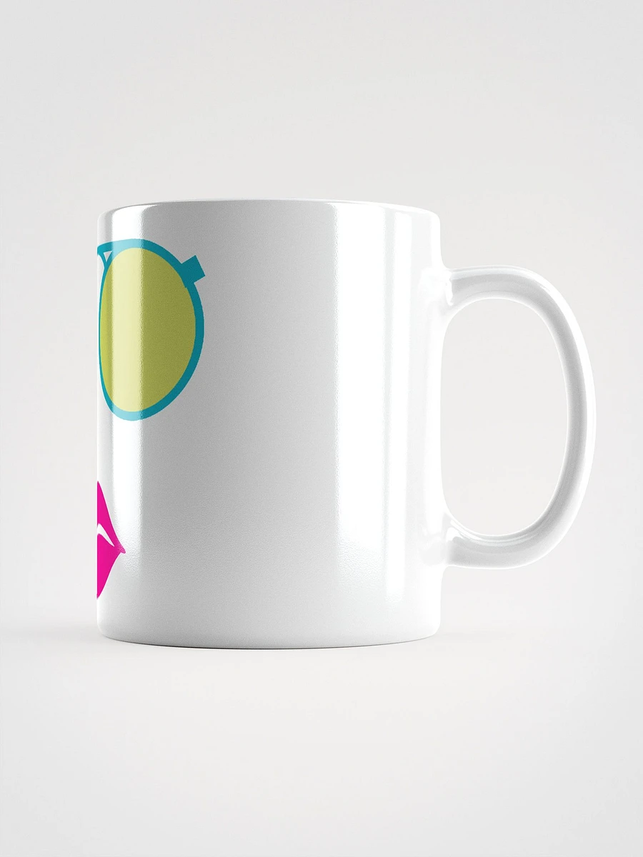Iconic Sunny Outlook Sunglasses and Lips Minimalist Mug product image (2)