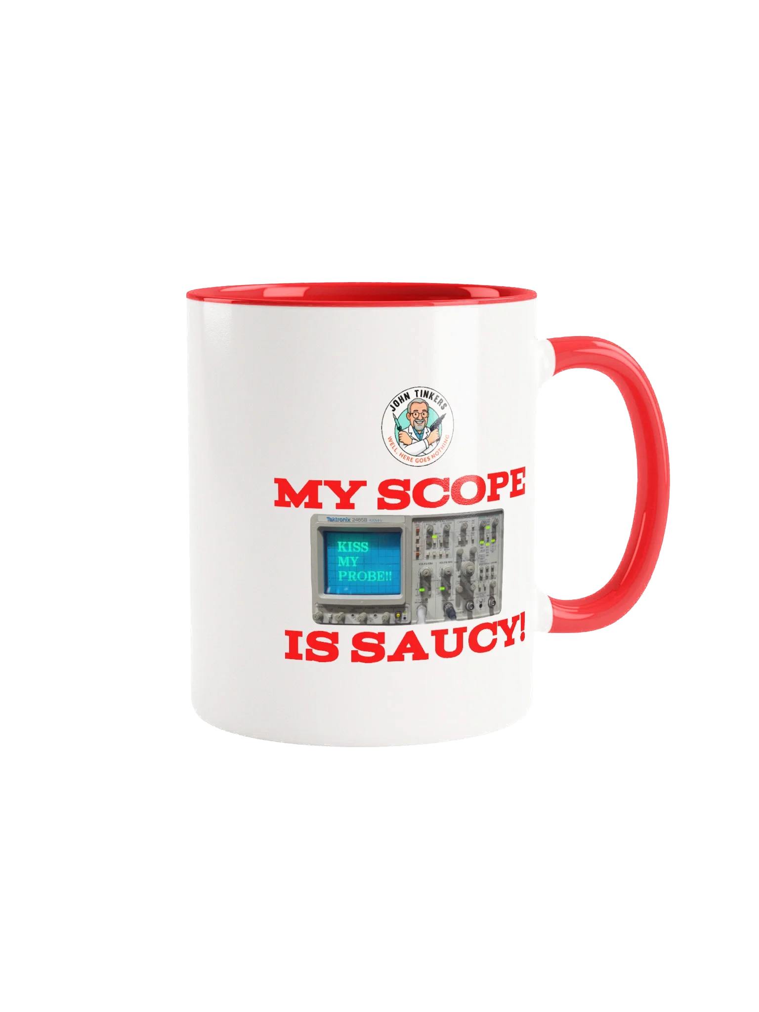 John Tinkers Ceramic Mug: Saucy Scope Edition product image (2)