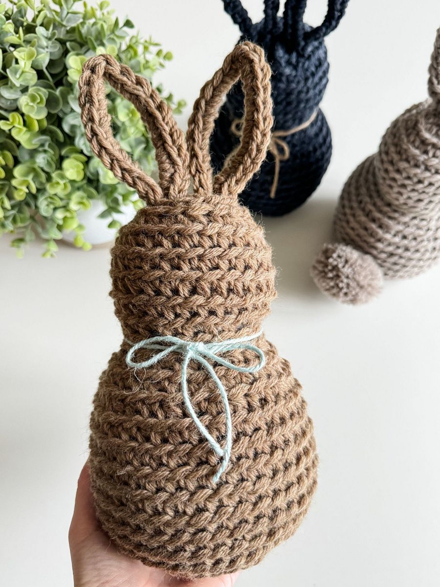 Rustic Farmhouse Bunny Crochet Pattern product image (7)