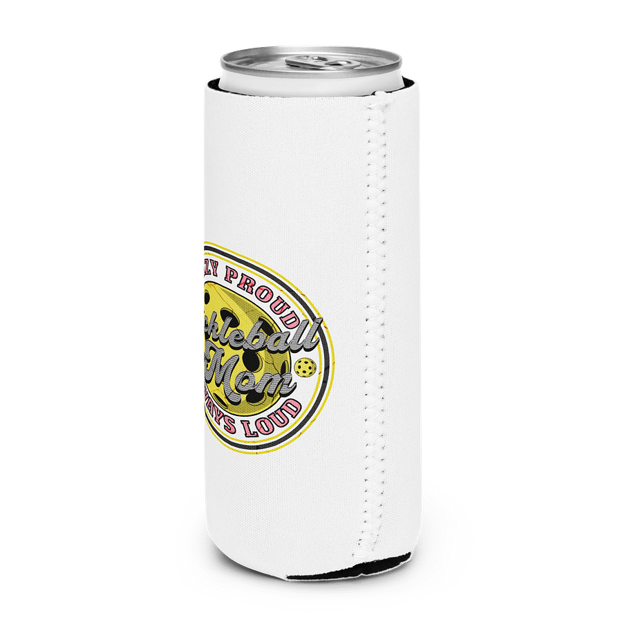 Pickleball Mom Crazy Proud Always Loud Power Can Cooler product image (2)