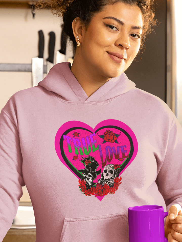True Love Skull Couple Hoodie product image (1)