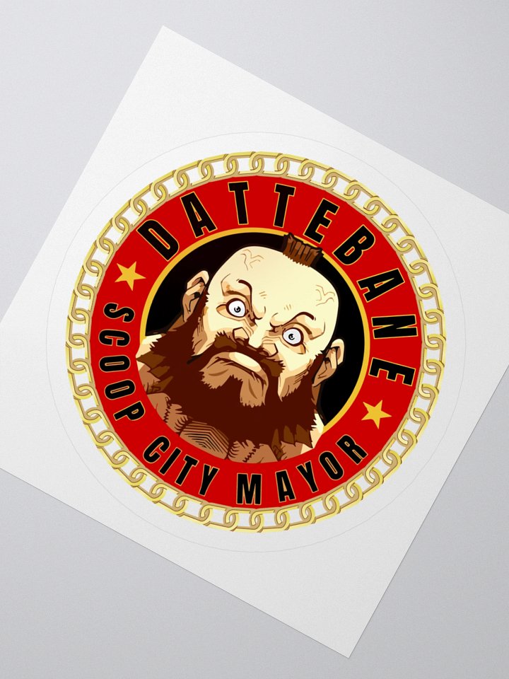 Scoop City Mayor Stickers product image (5)