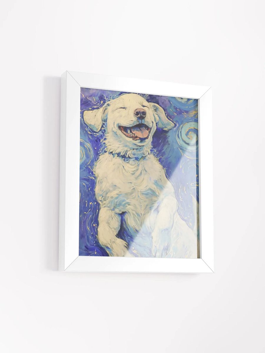 Whimsical Van Gogh Inspired Dog Poster product image (2)