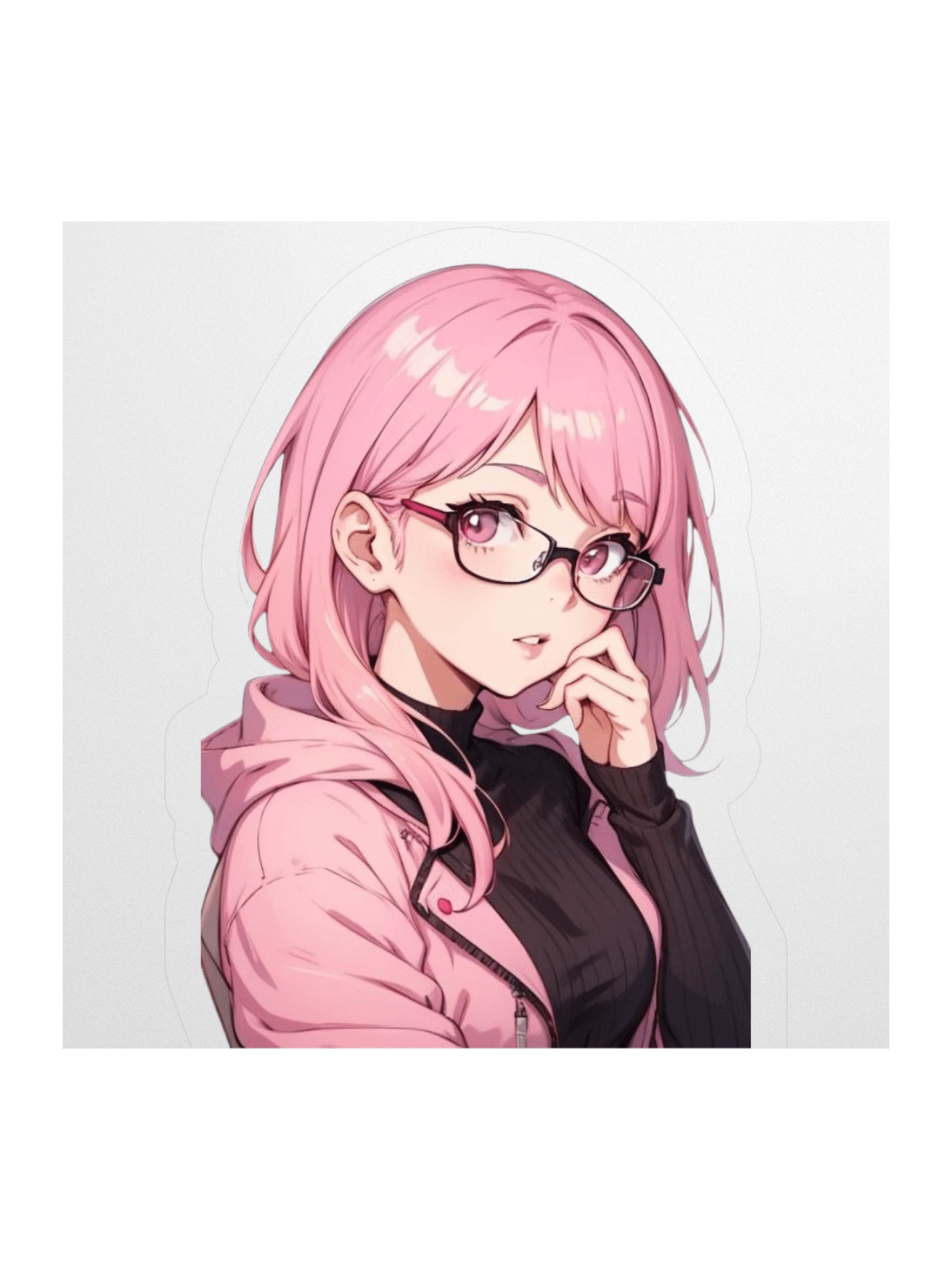 (PINK WAIFU) K STICKERS product image (1)