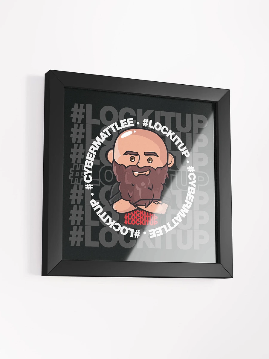 Matt Lee #LOCKITUP - Framed Print (Black) product image (3)