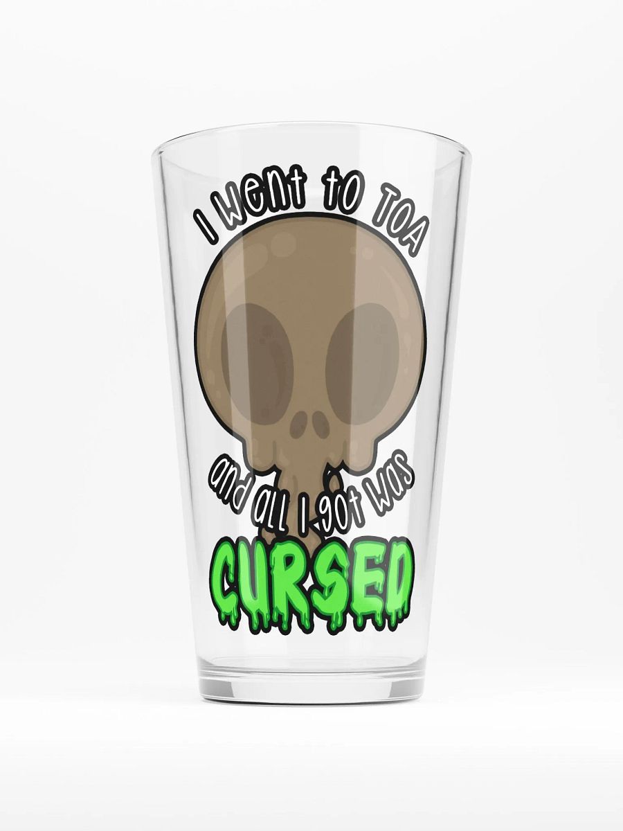 All I Got Was Cursed - Warrior - Pint Glass product image (1)