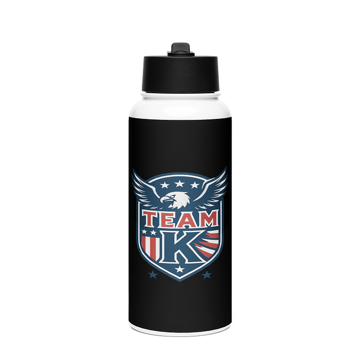 Team K USA Stainless Steel Water Bottle with a Straw Lid product image (1)