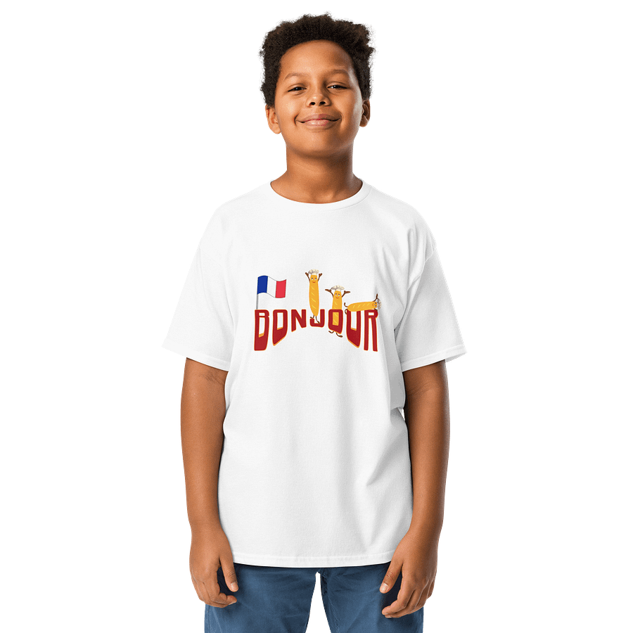 Bonjour Baguette Kids Tee product image (51)